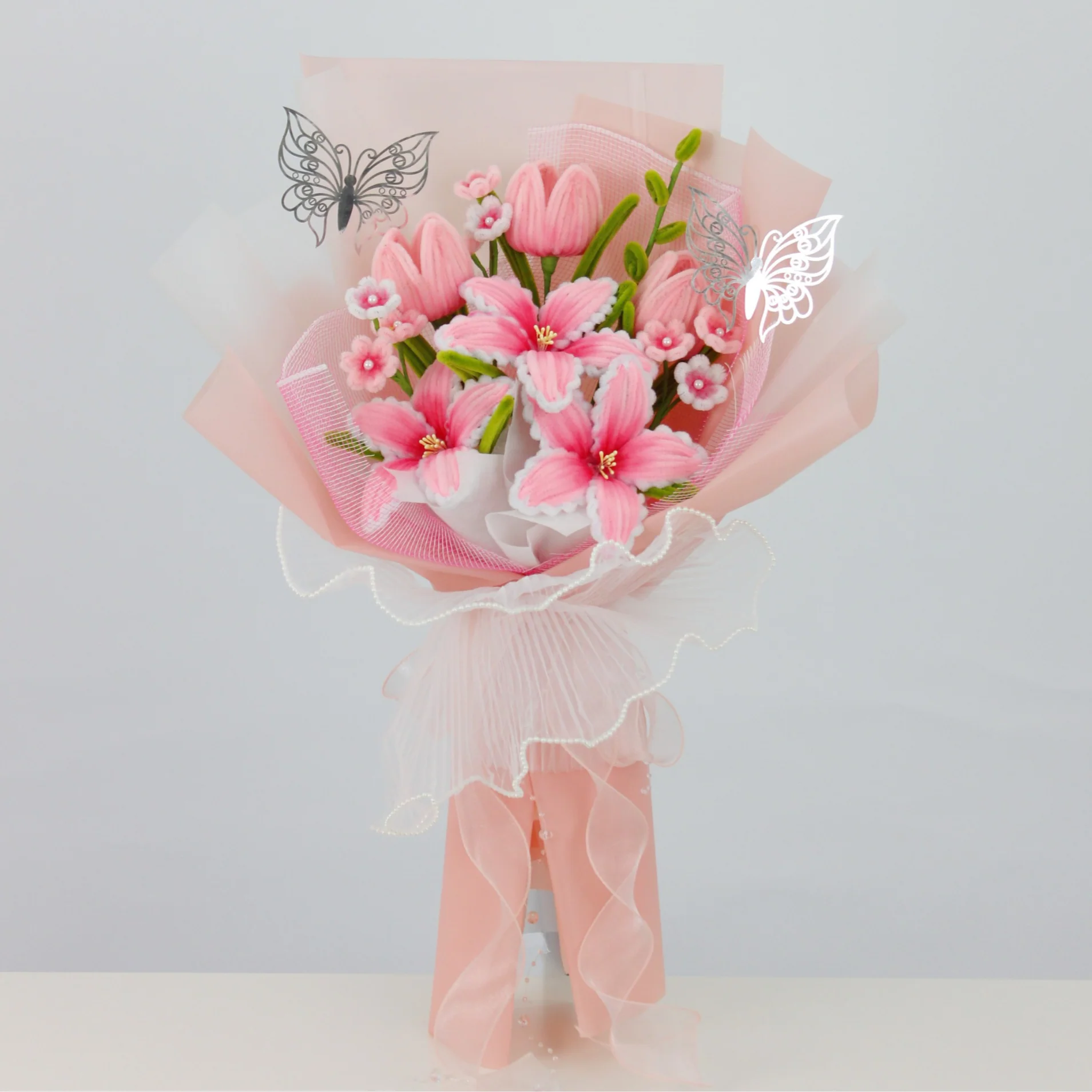 tiger lilies bouquet Cherish Tiger Lilies Bouquet – YARNYUM